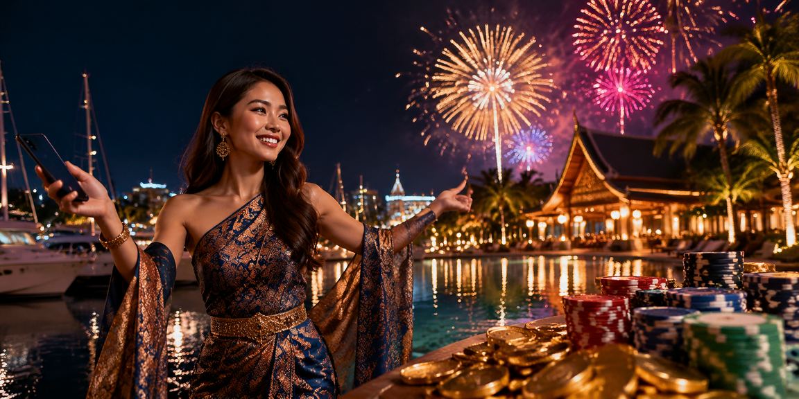 Pengguna di Langkawi mendaftar untuk mendapatkan bonus dalam platform kasino dalam talian dengan suasana pelancongan