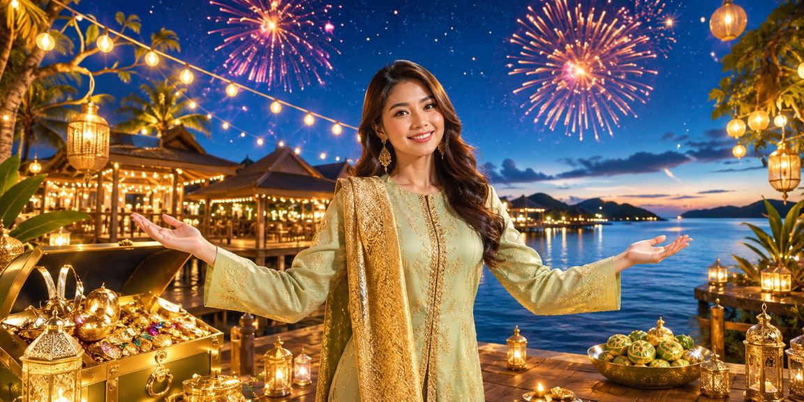 Pengguna dari Terengganu membuat deposit dalam talian sempena Hari Raya menggunakan dompet digital pada telefon pintar